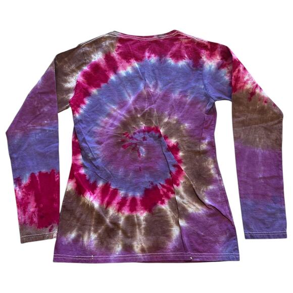 Brand New Handmade Tie Dye Women’s Long Sleeve Top - Picture 3 of 5